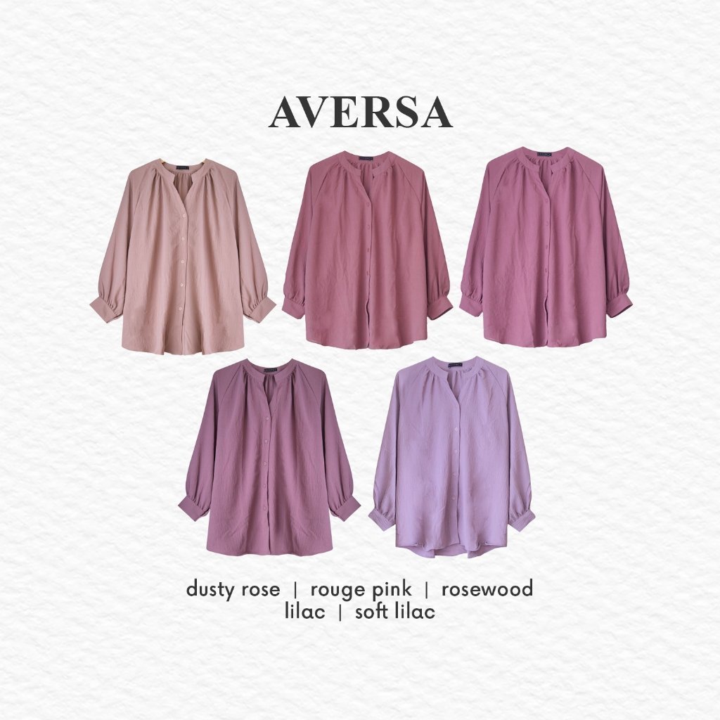 Bigissimo - Aversa Blouse | Atasan Wanita Blouse Kemeja Kerja Kantor Formal Casual Bigsize Jumbo - Image 5